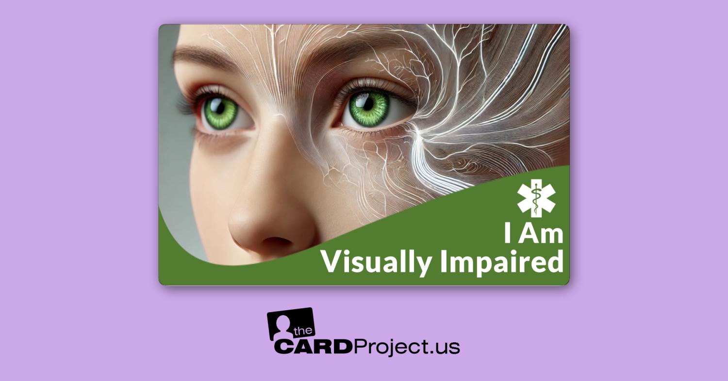 I Am Visually Impaired Design 3